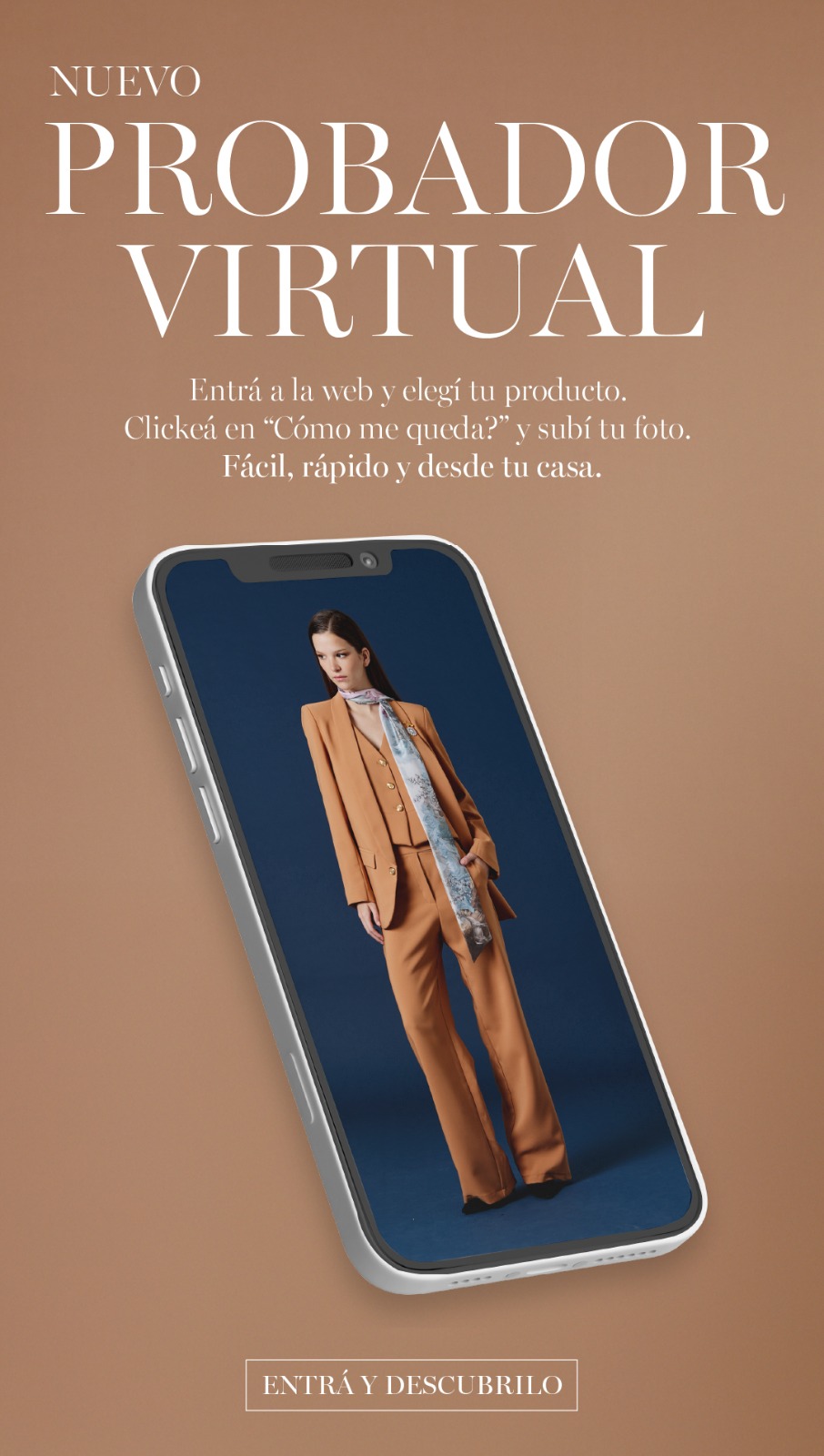 Nuevo Probador Virtual de Nantolin. Entrá a la web, elegí tu producto y subí tu foto.